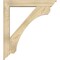 Ekena Millwork Legacy Traditional Rough Sawn Bracket w/ Offset Brace, Douglas Fir, 6"W x 34"D x 38"H BKT0604X34X38LEC01RDF - alternate 3